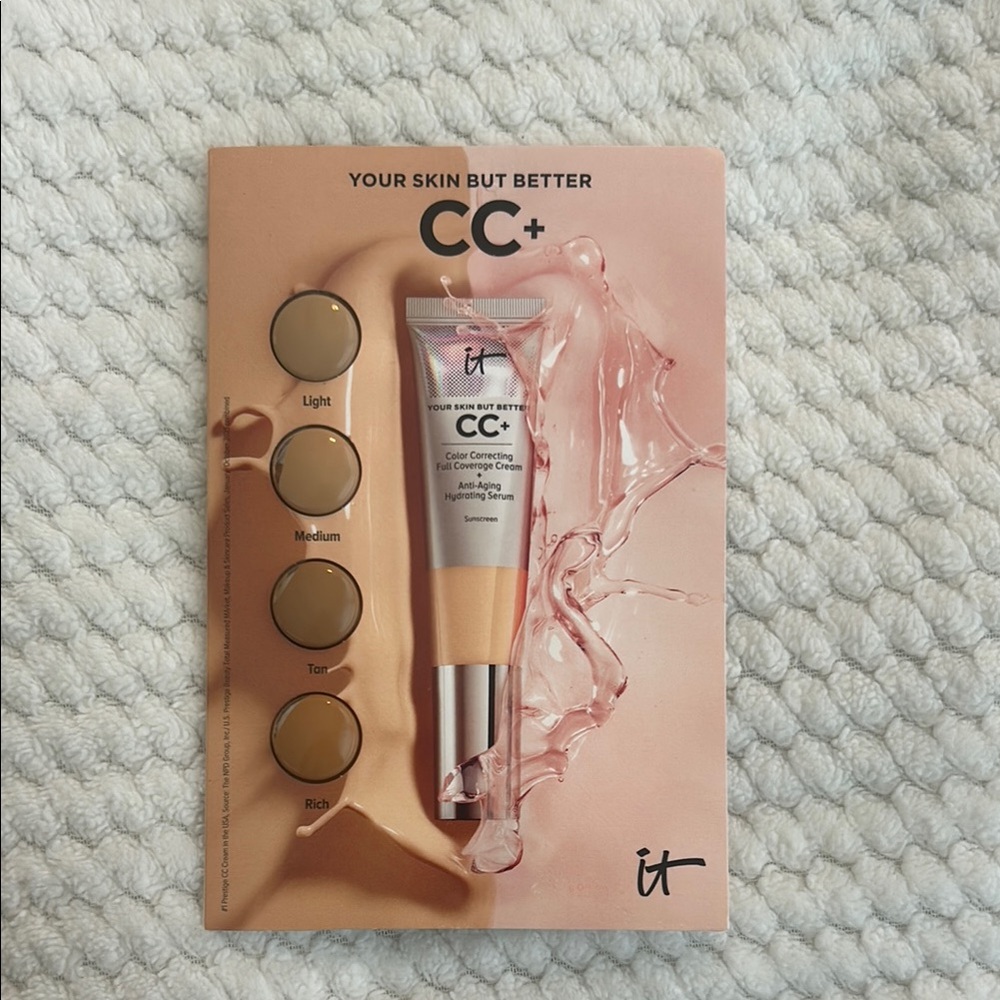 IT Cosmetics CC+ Cream Color Correct Full Coverage & Anti-aging Sunscree…
